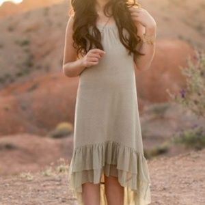 New Joyfolie MIA JOY TRINITY SLIP dress IN DUNE 2